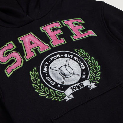 SAFE Athletics Hooded Sweatshirt (Black)