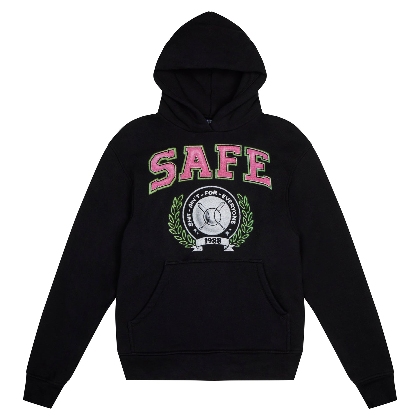 SAFE Athletics Hooded Sweatshirt (Black)