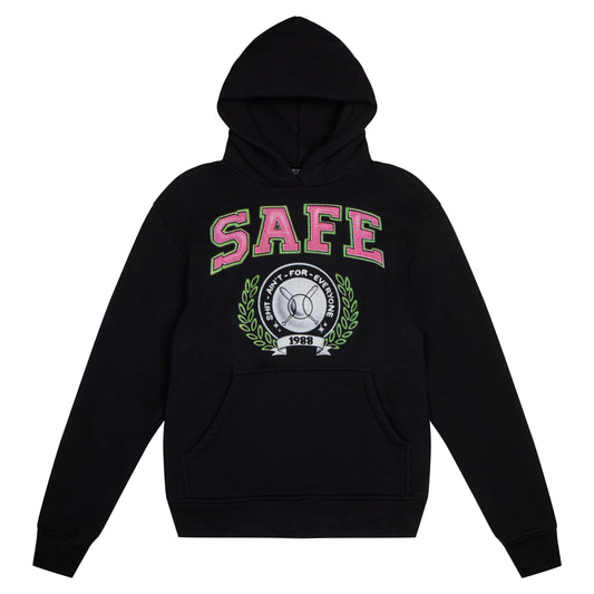 SAFE Athletics Hooded Sweatshirt (Black)