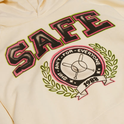 SAFE Athletics Hooded Sweatshirt (Cream)