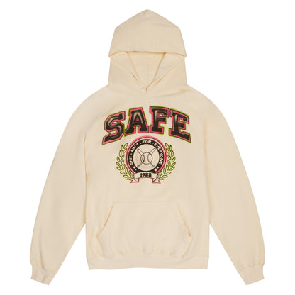 SAFE Athletics Hooded Sweatshirt (Cream)