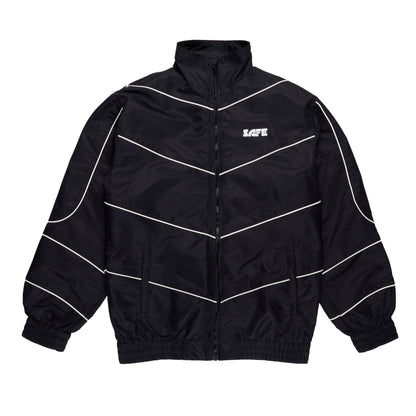 Reflective Striped Windbreaker Jacket