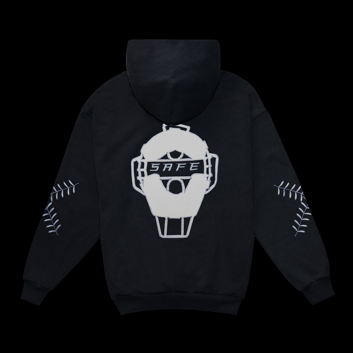 3M Umpire Mask Hooded Sweatshirt (Grey)