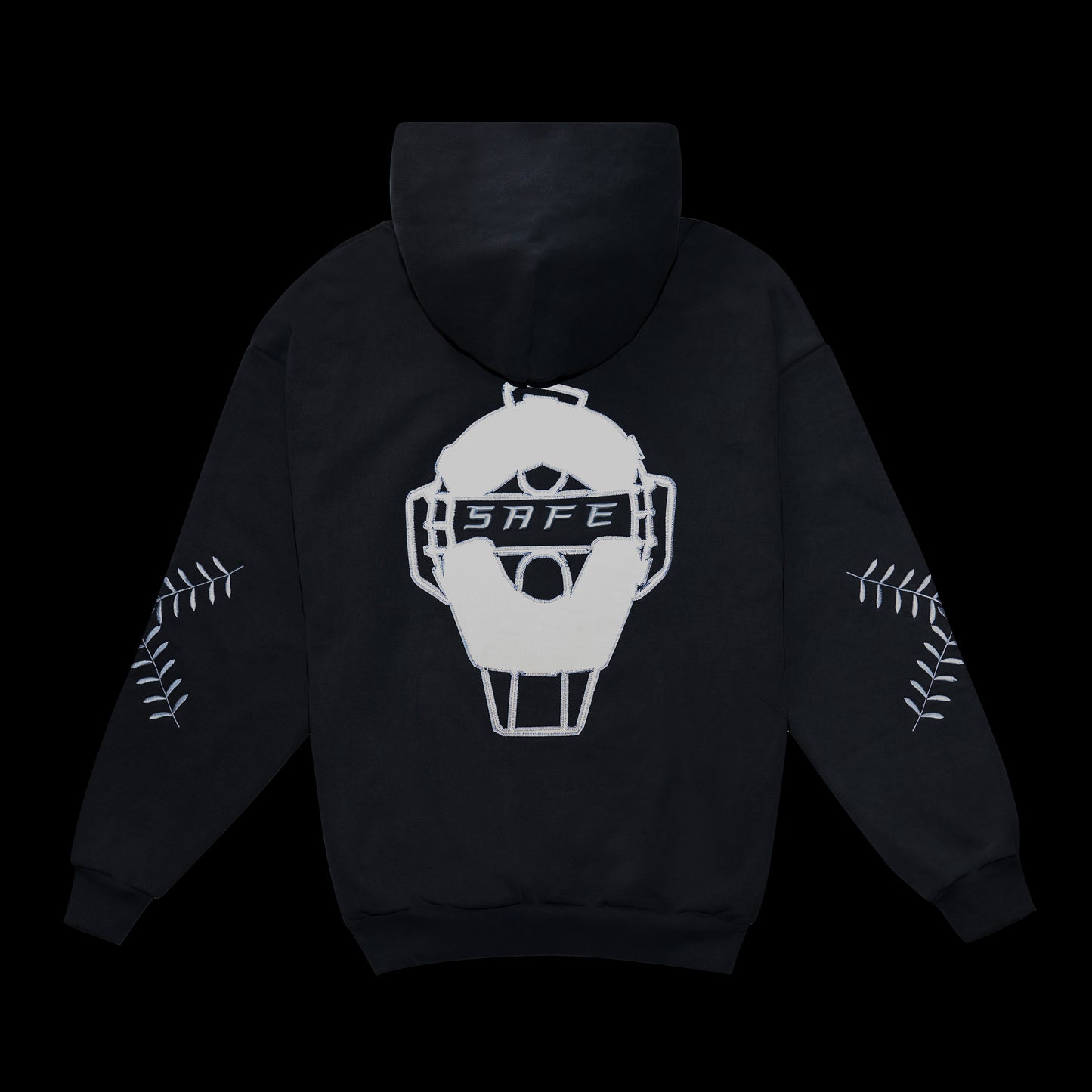 3M Umpire Mask Hooded Sweatshirt (Black)