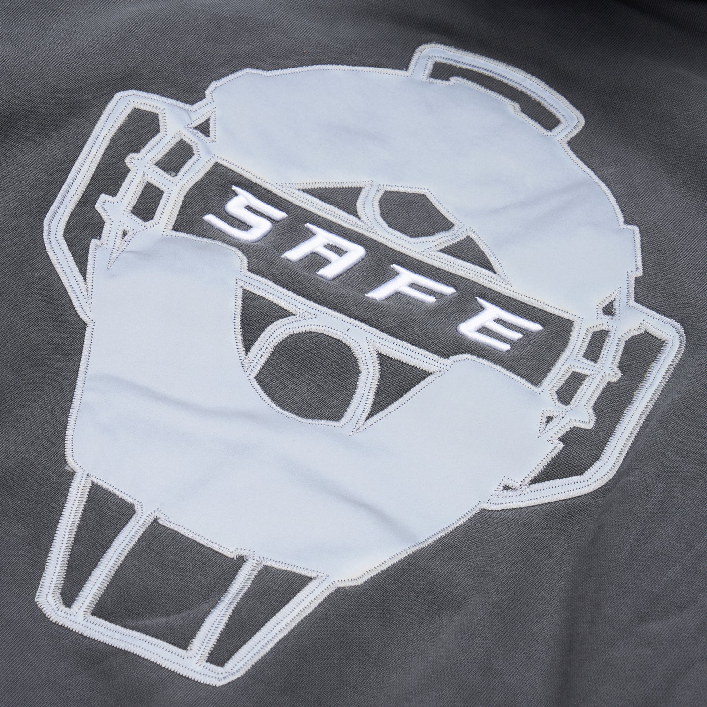 3M Umpire Mask Hooded Sweatshirt (Grey)